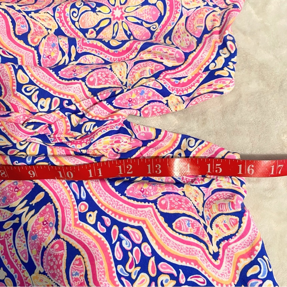 Lilly Pulitzer Pippa Cut Out Can't Resist Print Stretch Fitted Dress size L - Picture 10 of 13